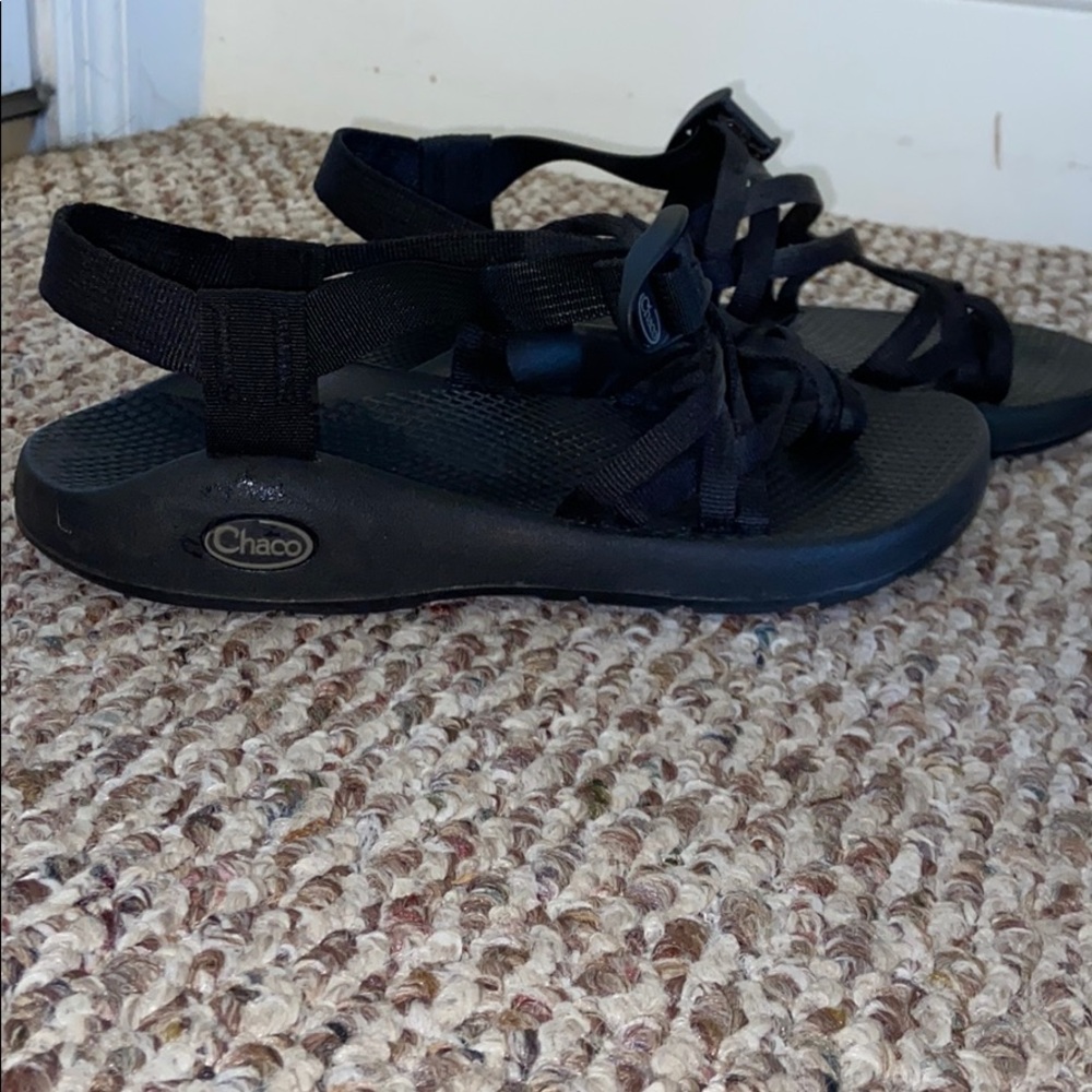 Black Chacos, size 9, gently used